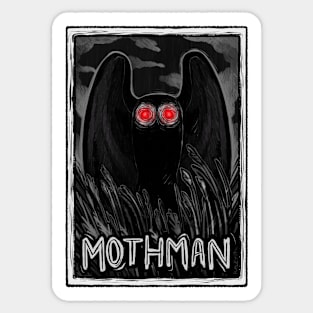 Mothman but Cooler Sticker